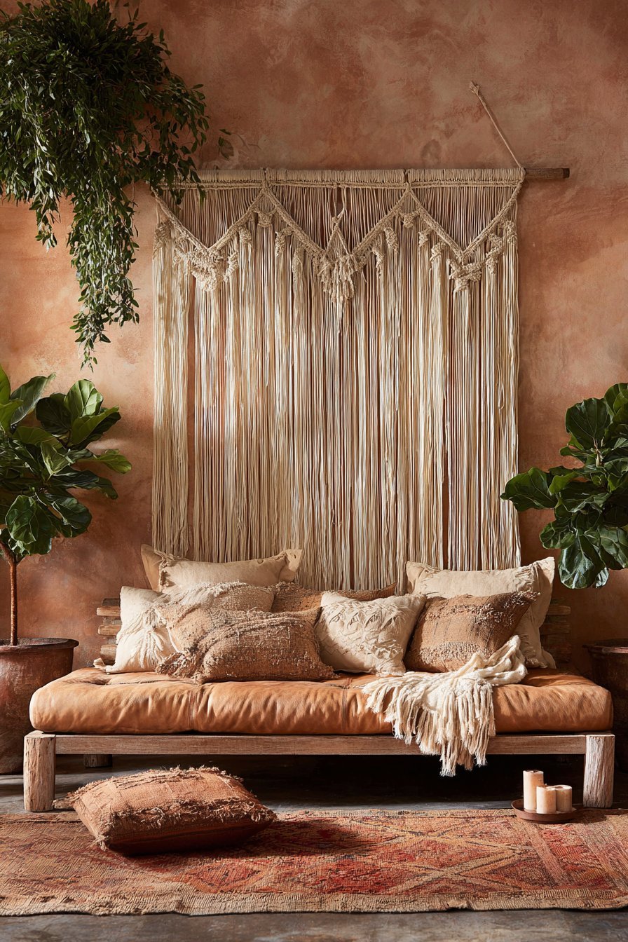 Bohemian Large-Scale Macramé Wall Hanging