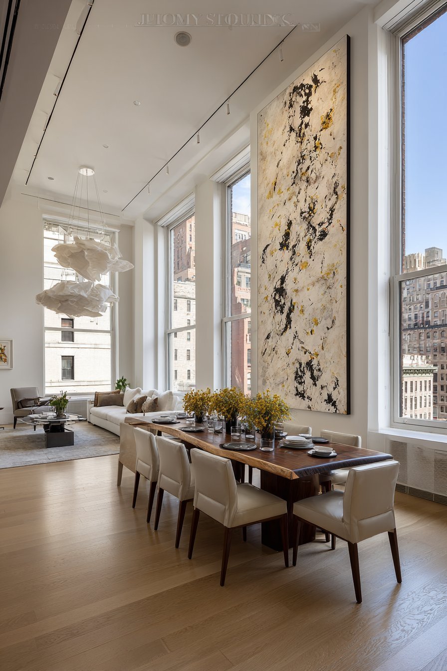 Oversized Abstract Canvas Statement