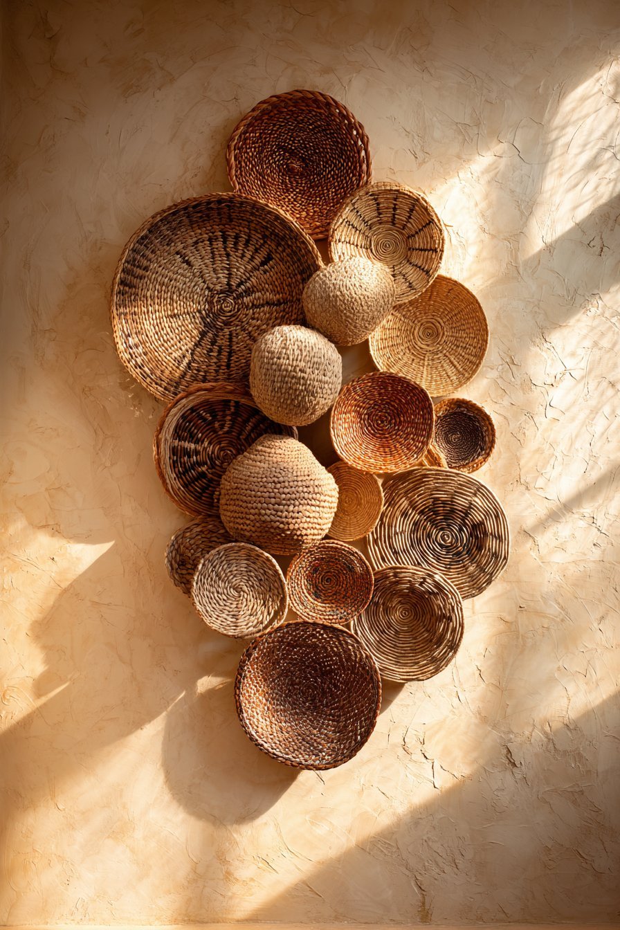 Bohemian Woven Basket Collection