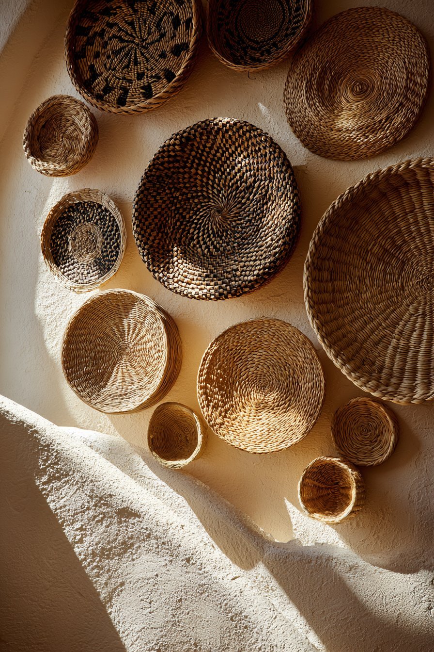 Bohemian Woven Basket Collection