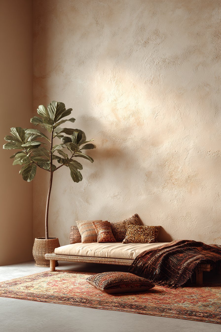 Bohemian Textured Plaster Corner