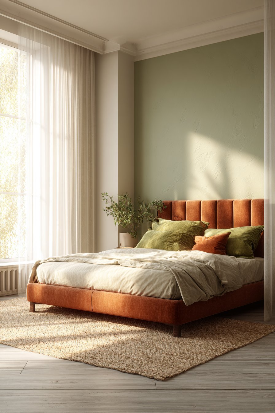 Terracotta Upholstered Serenity