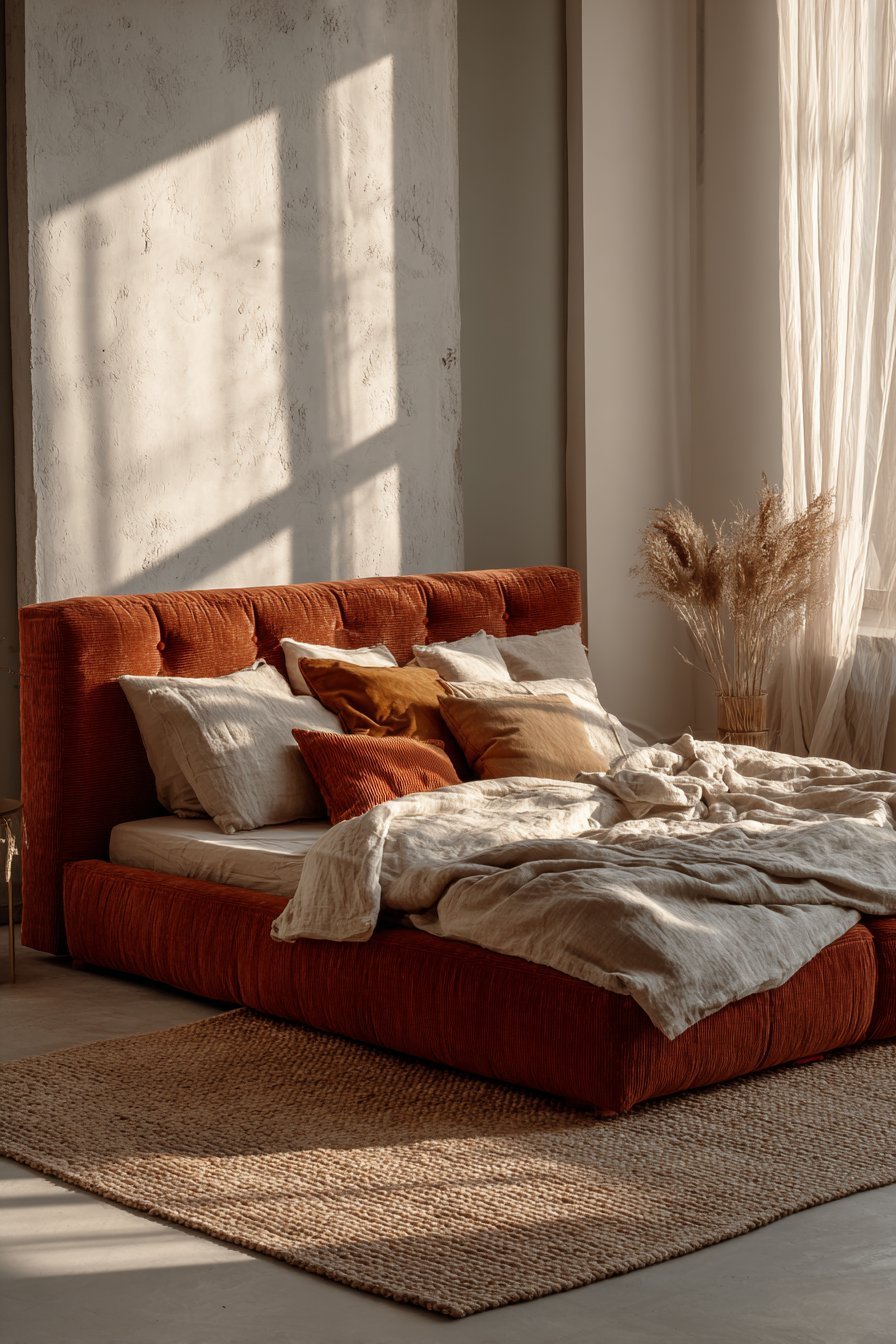 Terracotta Upholstered Serenity