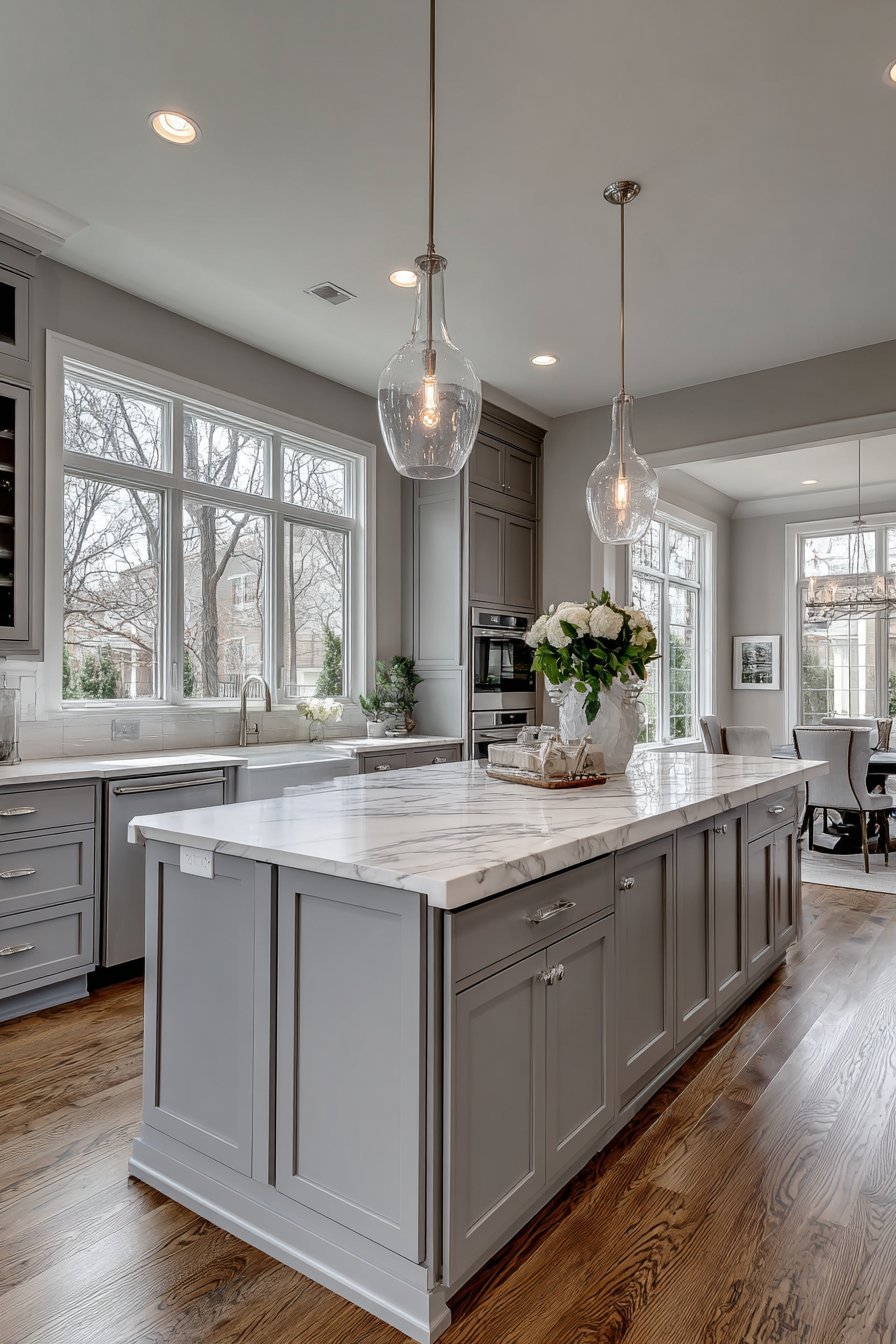 Classic Dove Grey Shaker Kitchen