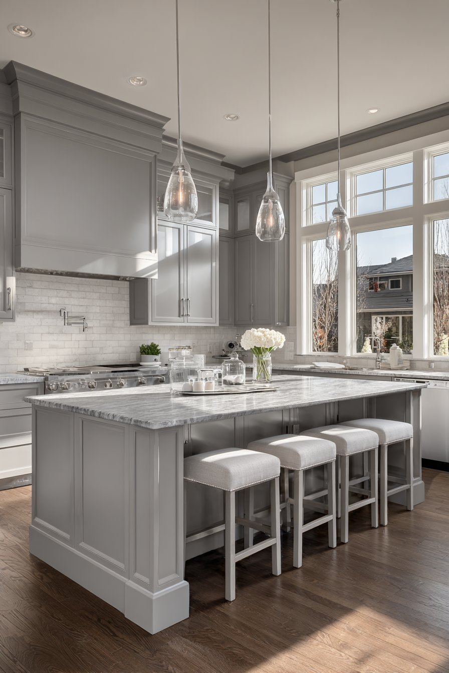 Classic Dove Grey Shaker Kitchen