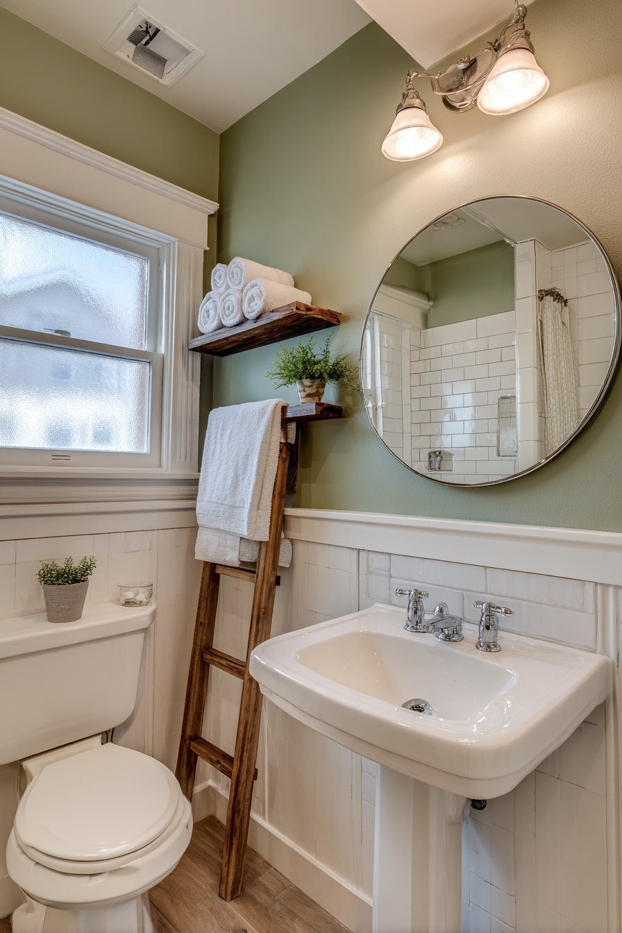 Classic Sage and White Serenity