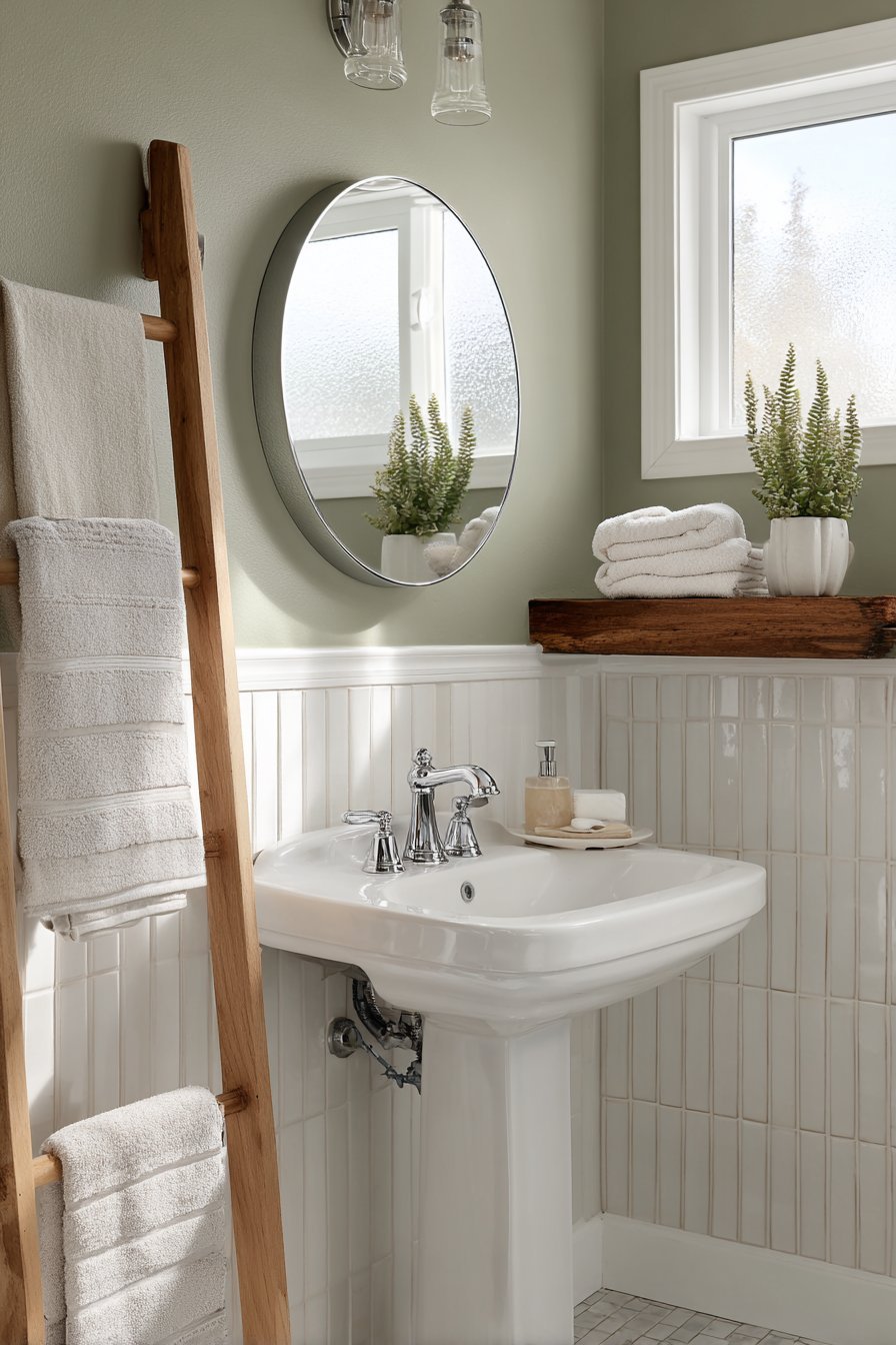 Classic Sage and White Serenity