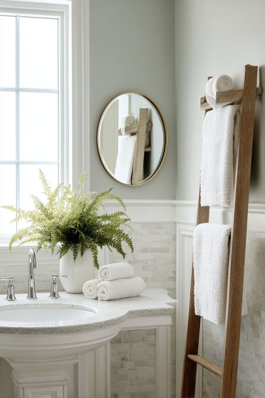 Classic Sage and White Serenity