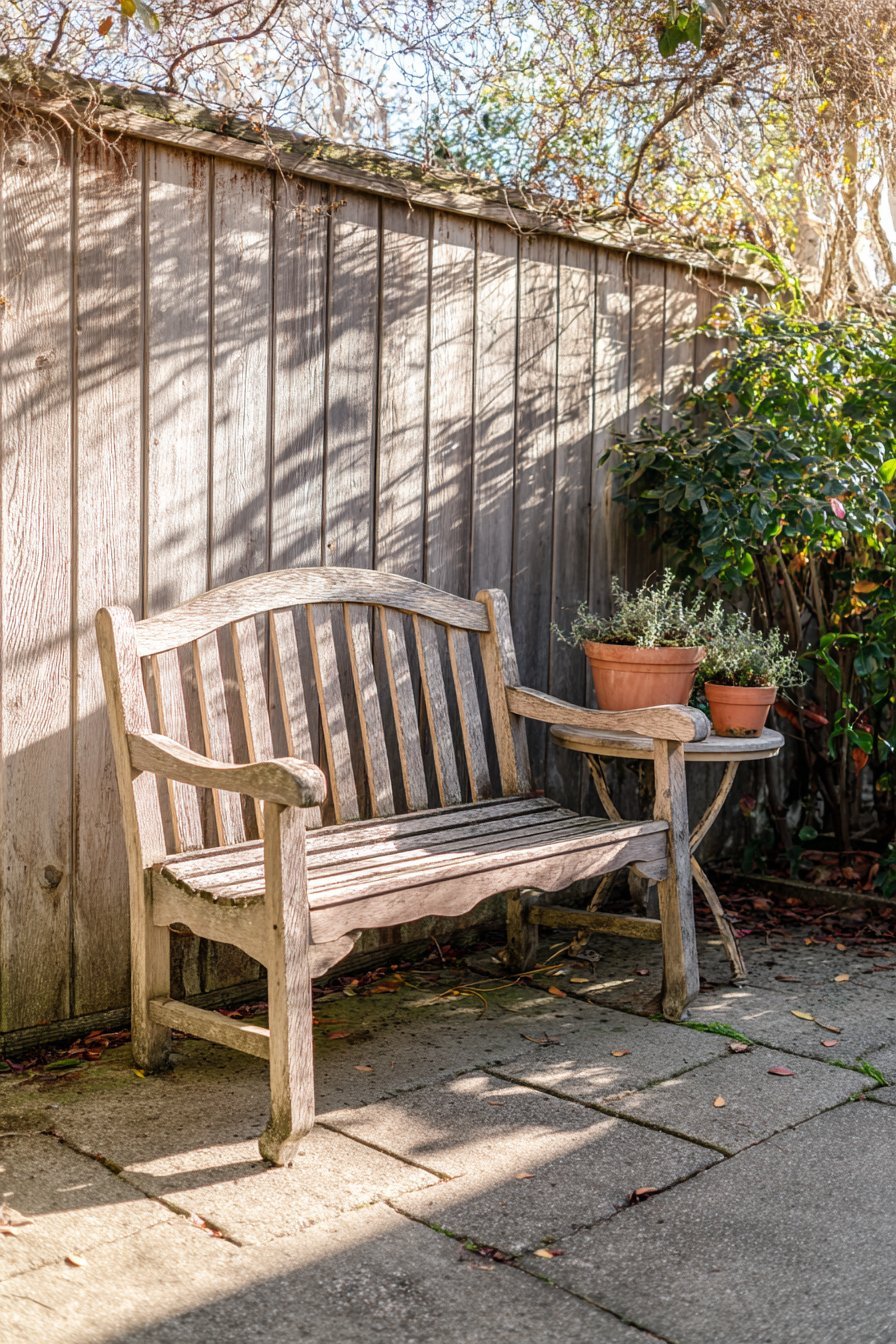 Cozy Seating Area with Natural Elements