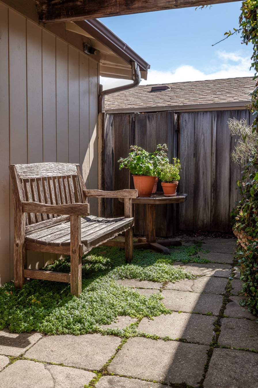 Cozy Seating Area with Natural Elements