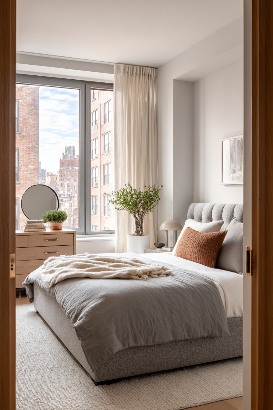 Cozy Grey Linen Sanctuary
