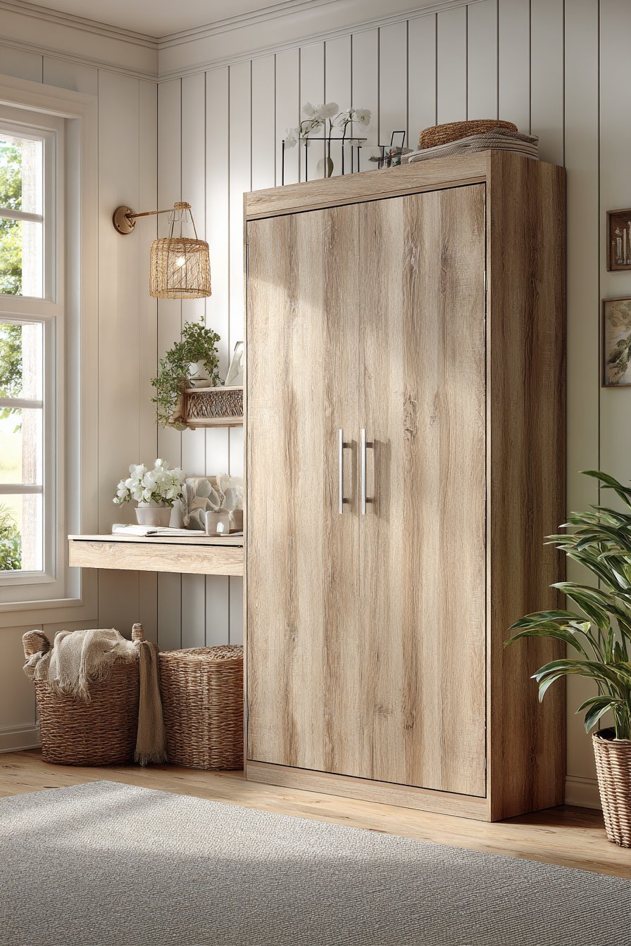 Murphy Bed With Integrated Storage