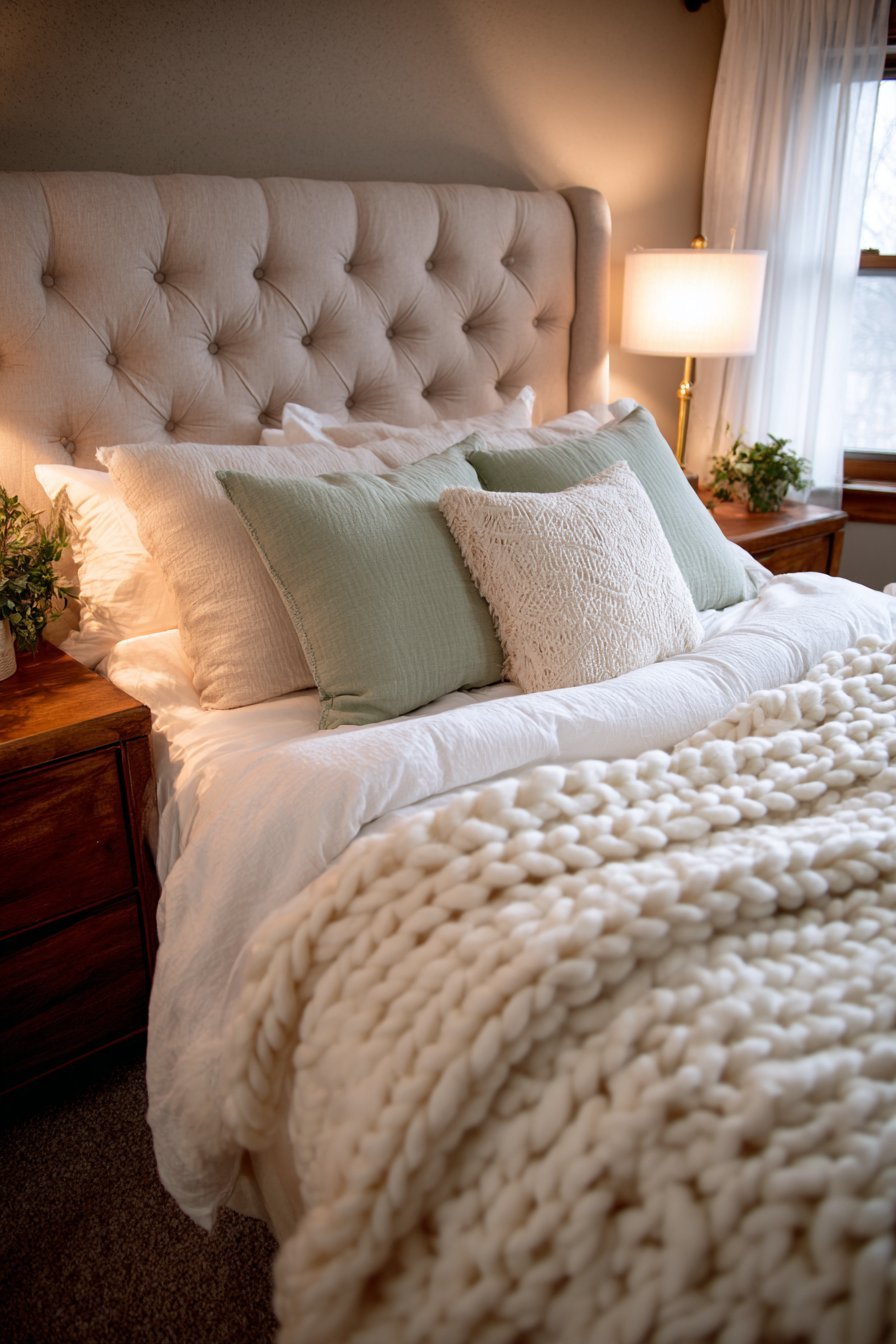 Plush Upholstered Sanctuary