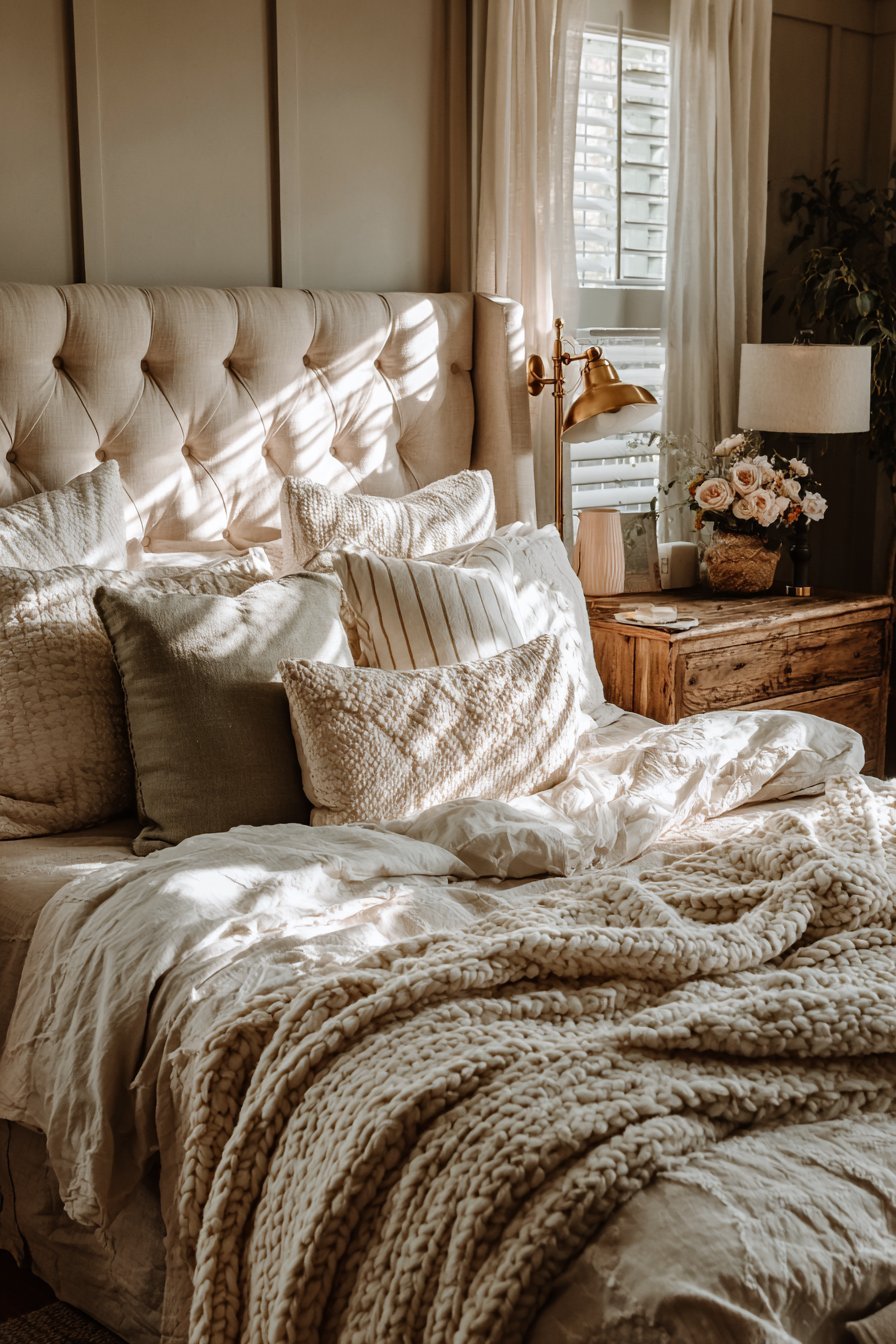 Plush Upholstered Sanctuary