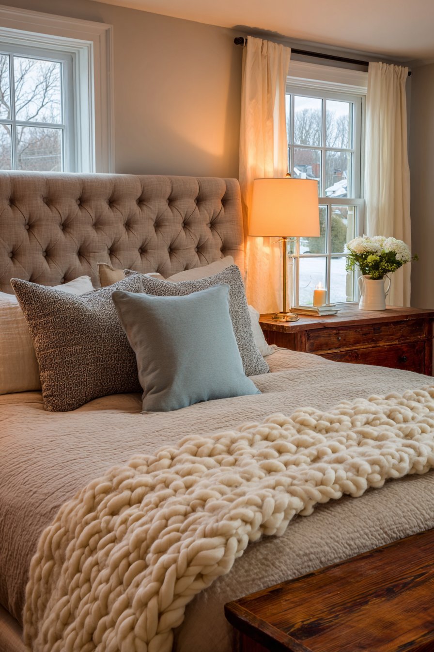 Plush Upholstered Sanctuary