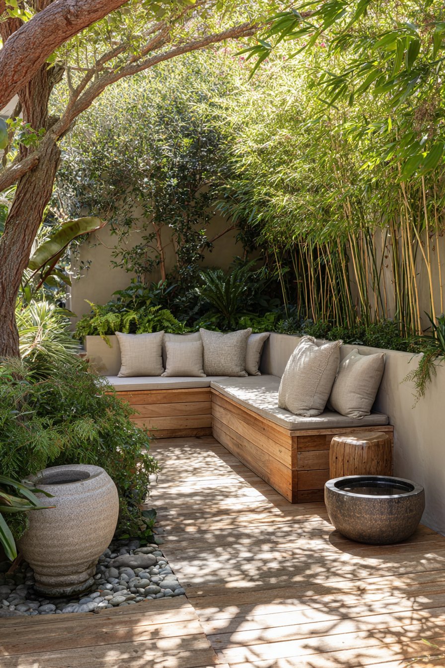 Elevated Wooden Meditation Deck