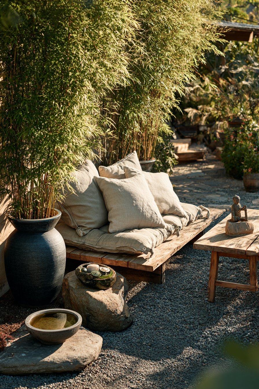 Elevated Wooden Meditation Deck