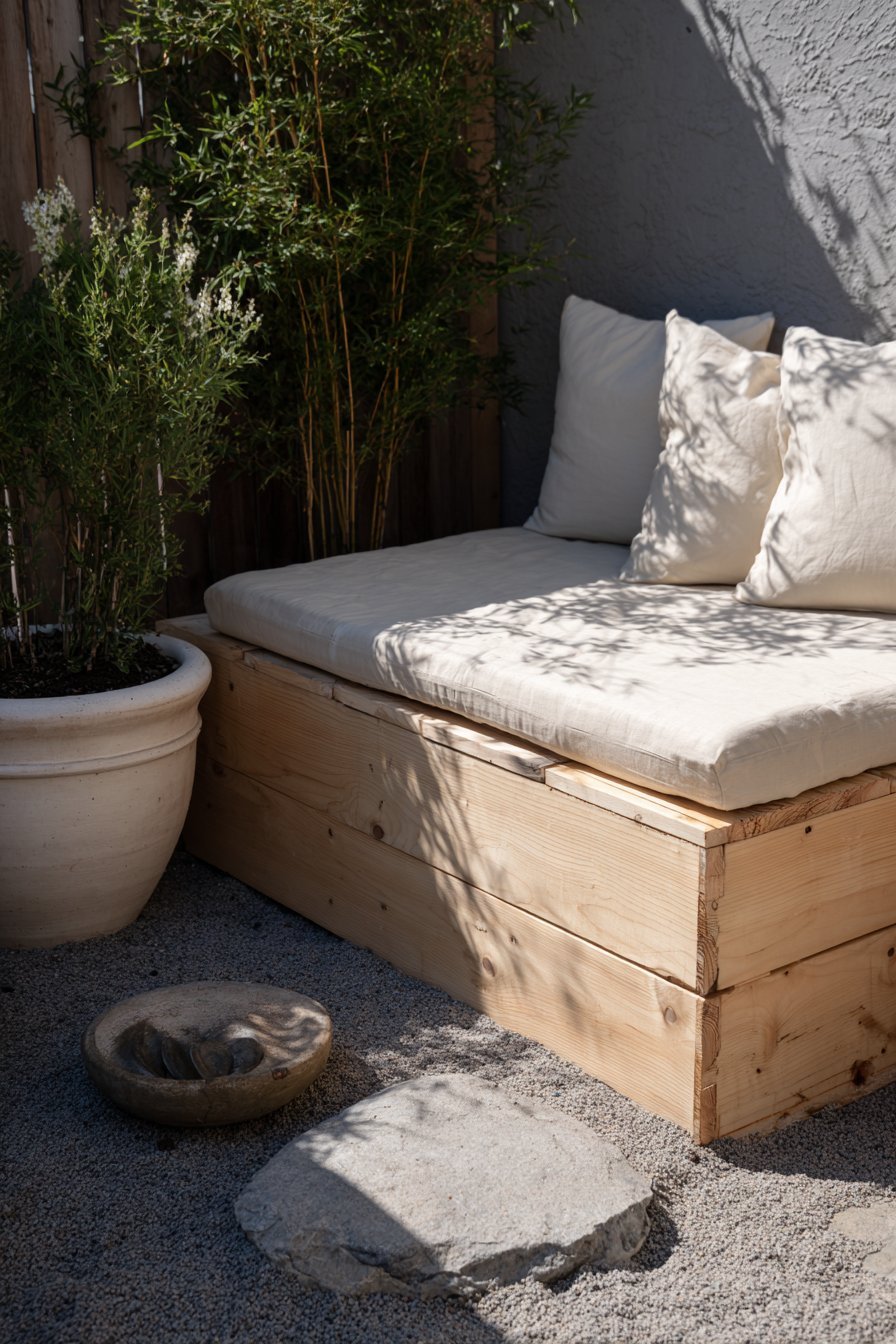 Elevated Wooden Meditation Deck