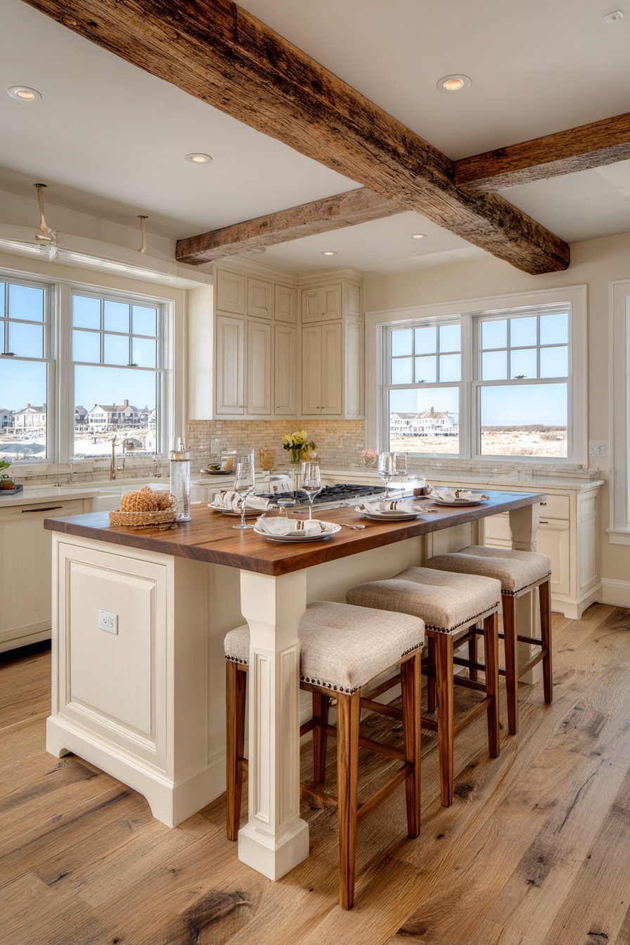 Two-Tier Island with Furniture Details