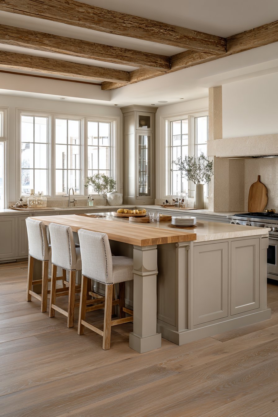 Two-Tier Island with Furniture Details