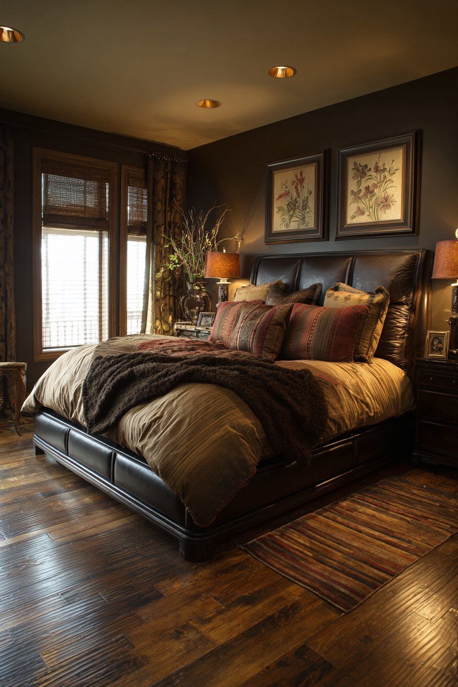 Deep Mocha with Chocolate Leather