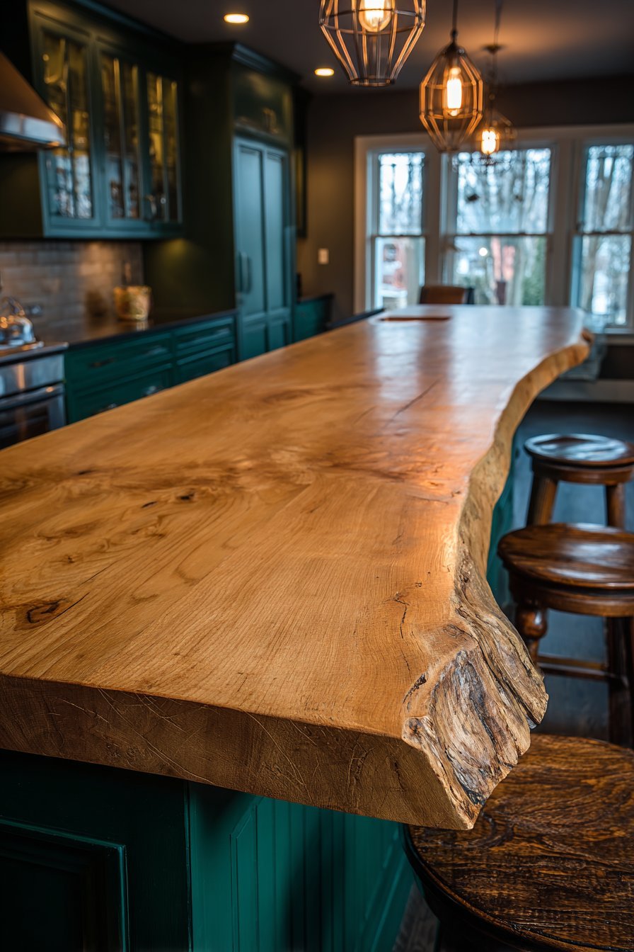 Custom Island with Beadboard Detailing