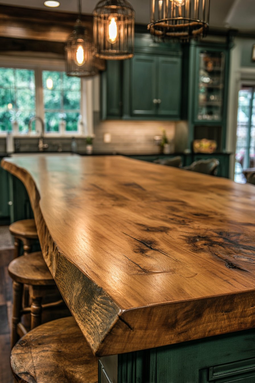 Custom Island with Beadboard Detailing