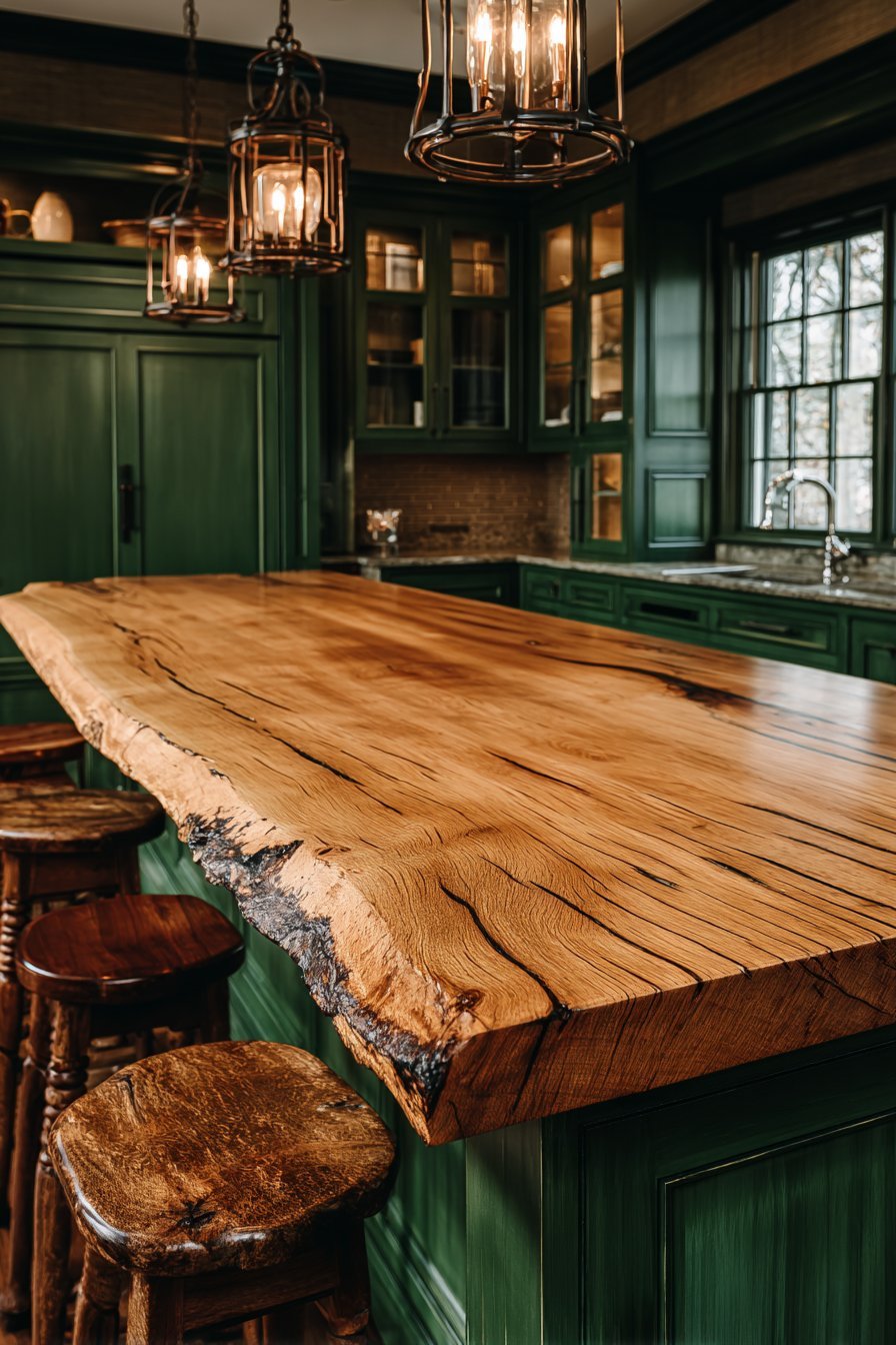 Custom Island with Beadboard Detailing