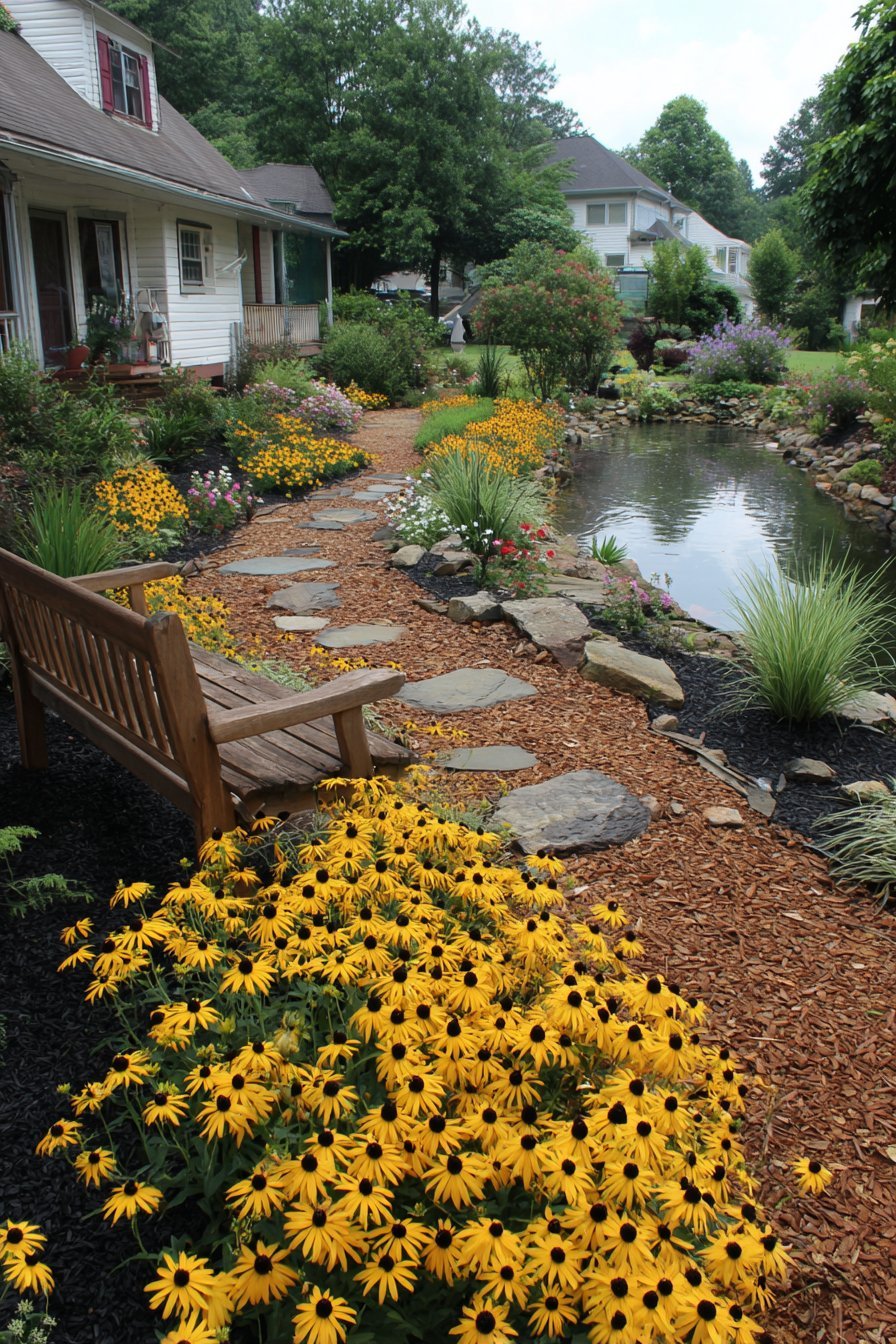 Naturalized Landscape with Water Feature