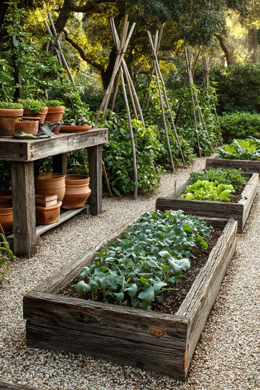 Productive Vegetable Garden Beauty