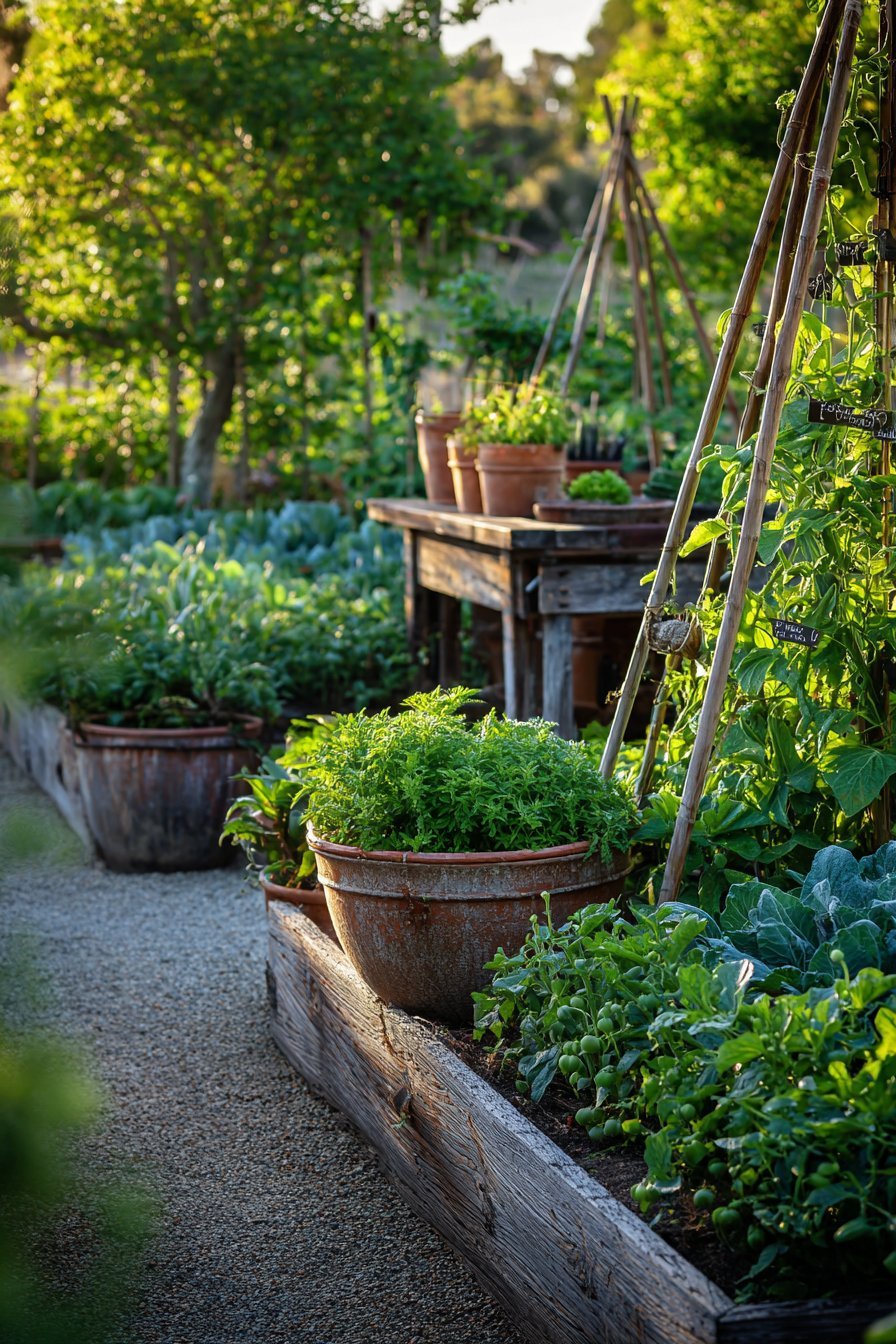 Productive Vegetable Garden Beauty