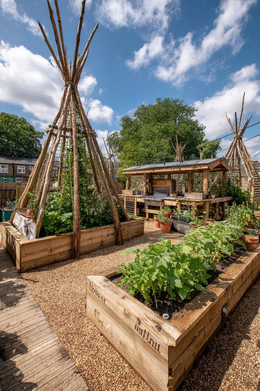 Productive Vegetable Garden Beauty