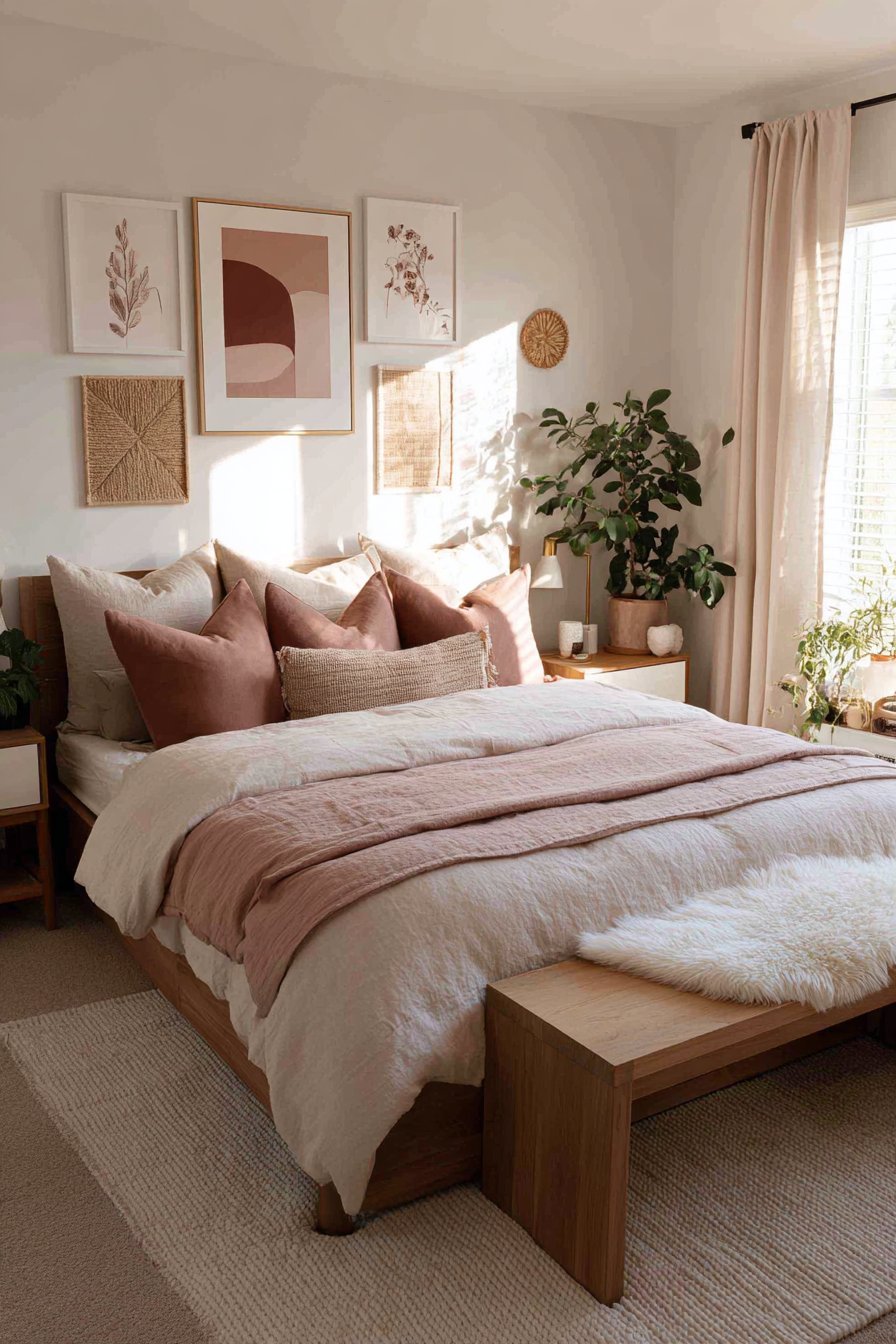 Gallery Wall with Botanical Prints