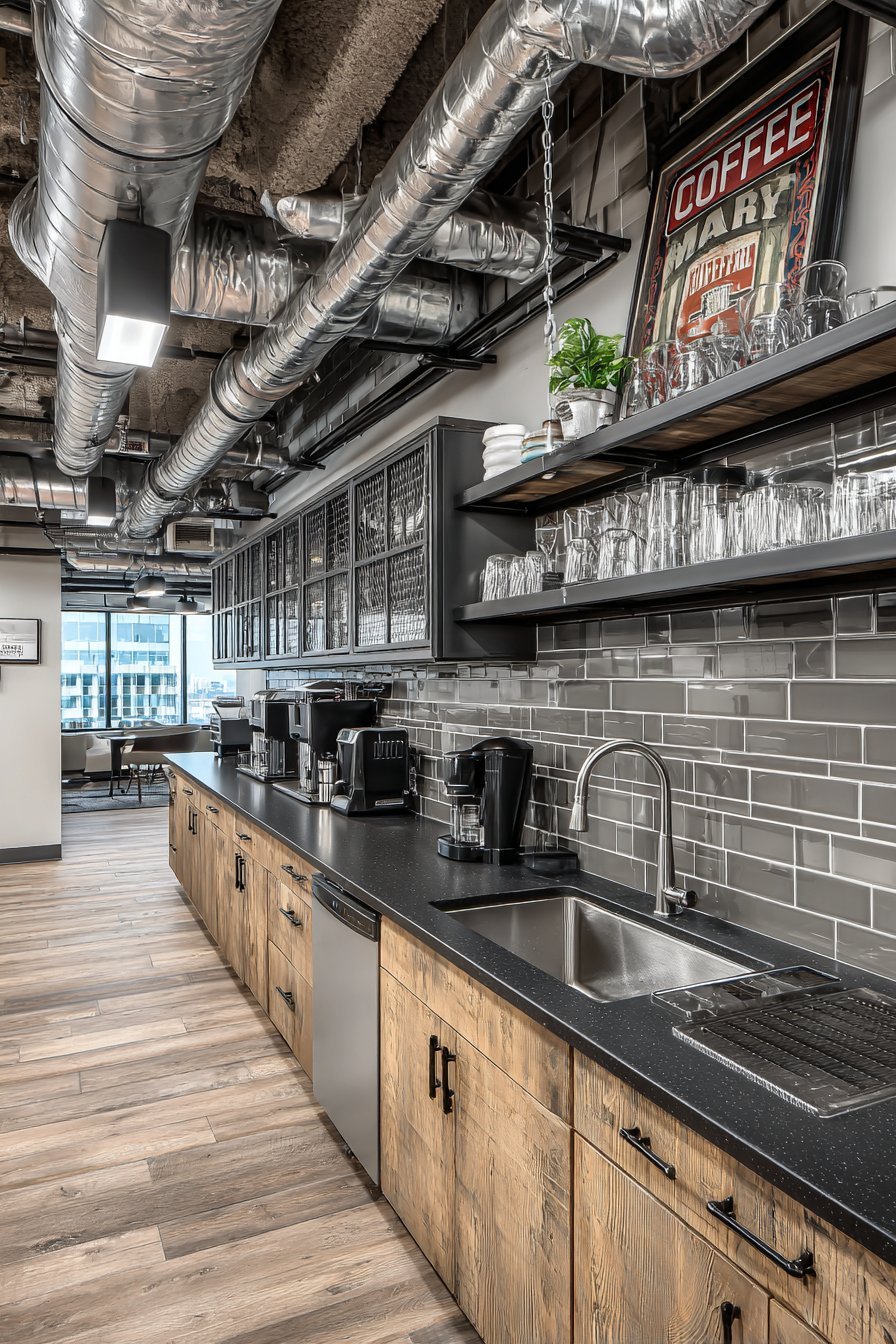 Metal-Framed Glass Cabinet Doors