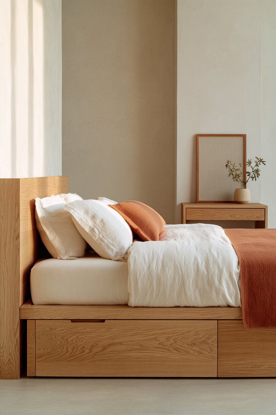 Minimalist Platform Bed Design