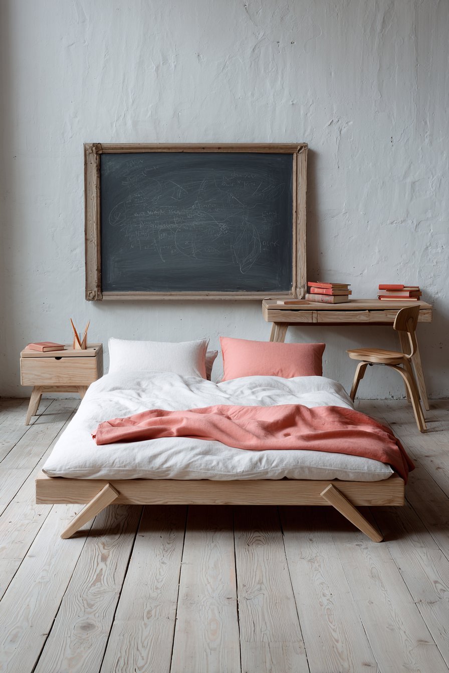 Minimalist Platform Bed Design