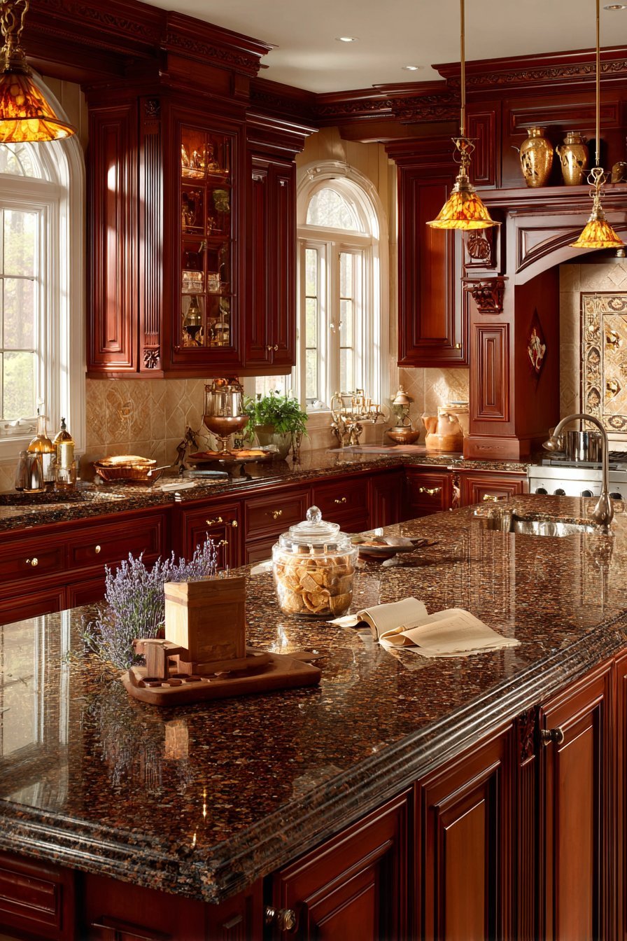 Traditional Cherry Cabinet Elegance