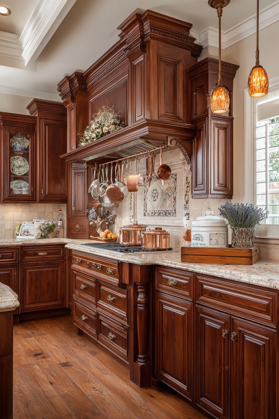 Traditional Cherry Cabinet Elegance