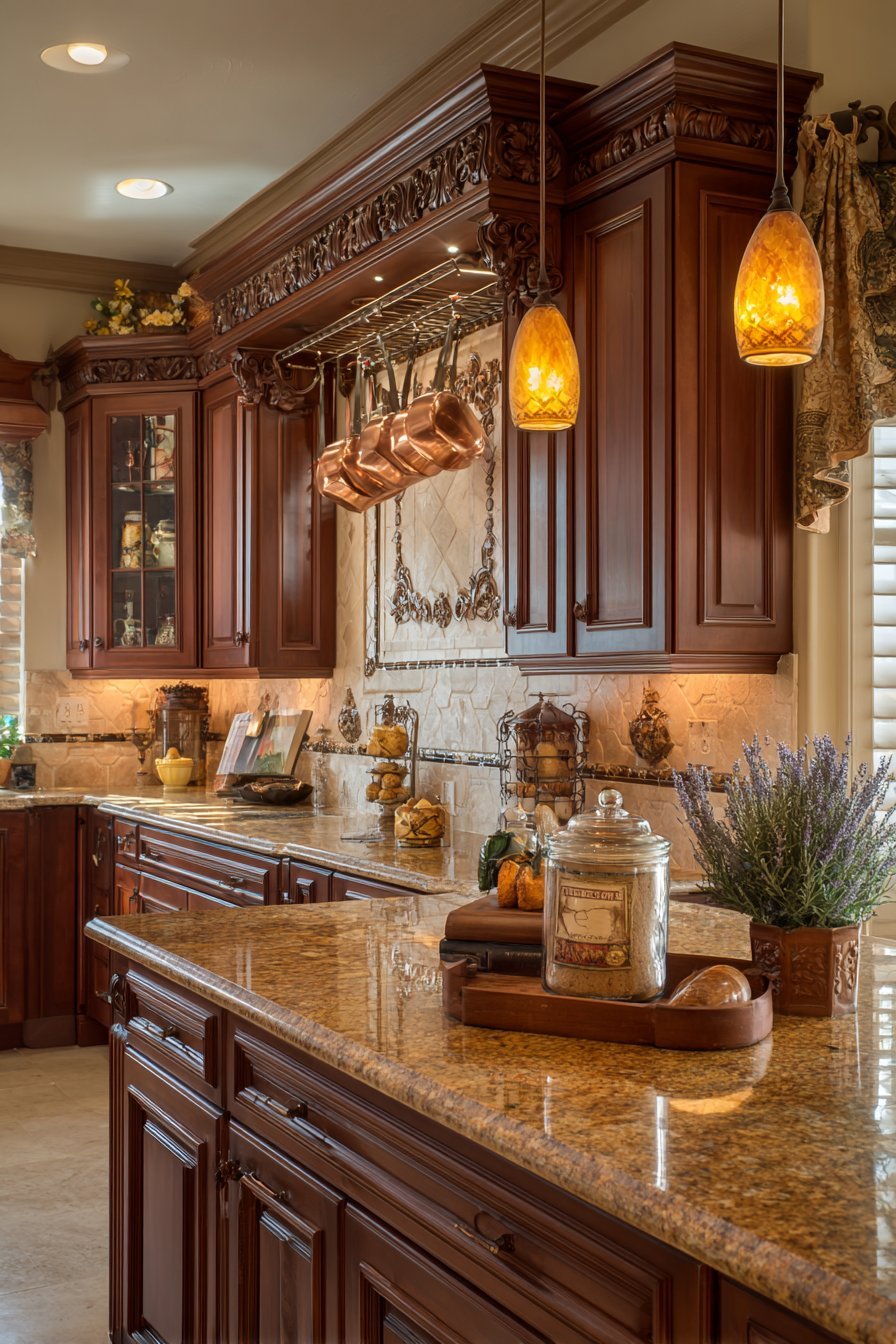 Traditional Cherry Cabinet Elegance