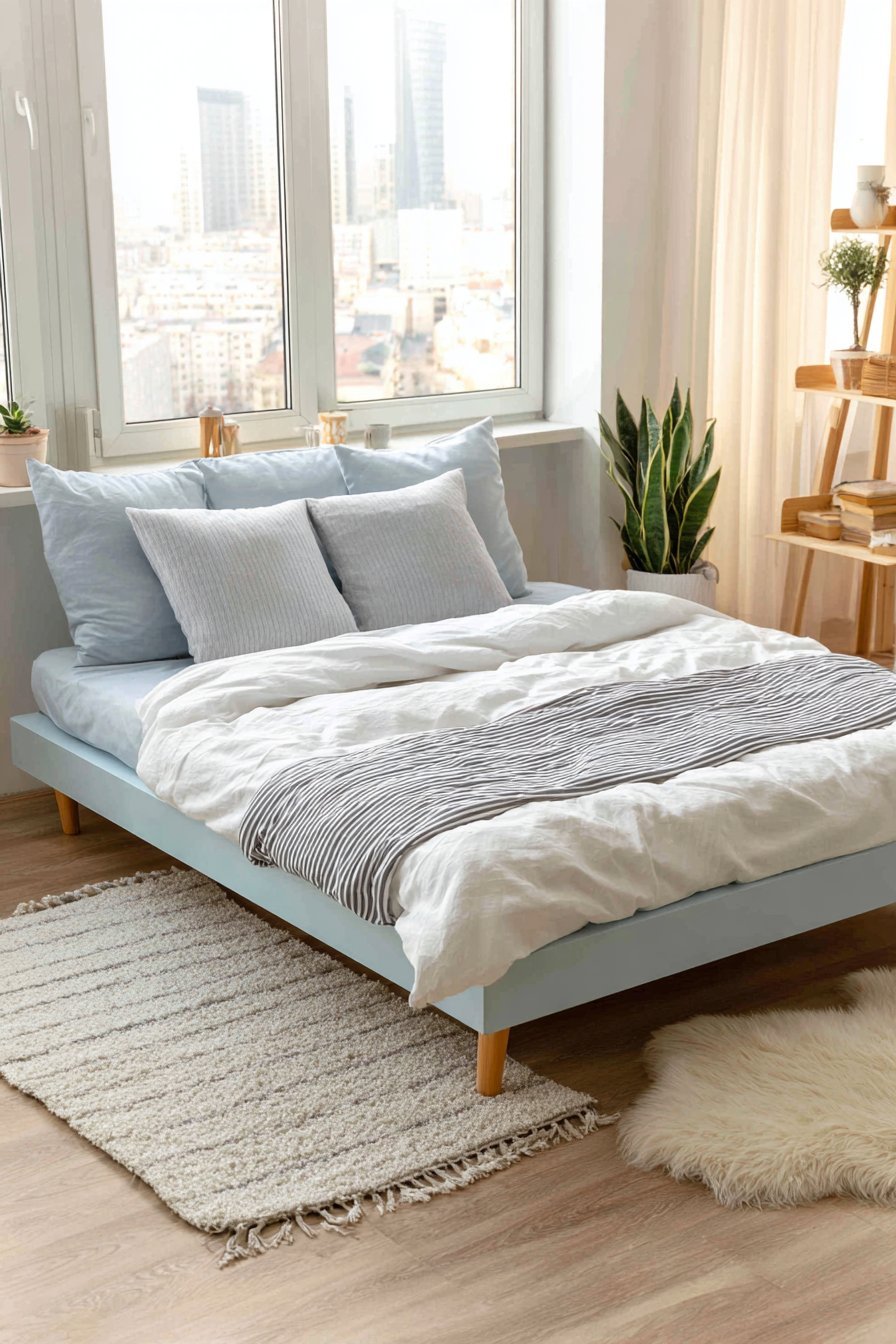 Scandinavian Minimalist Light Blue Design