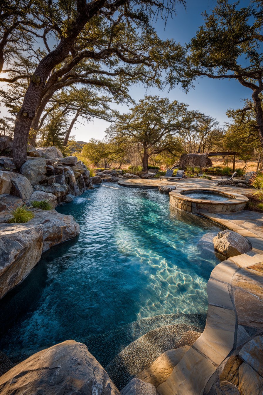 Beach Entry Natural Pool