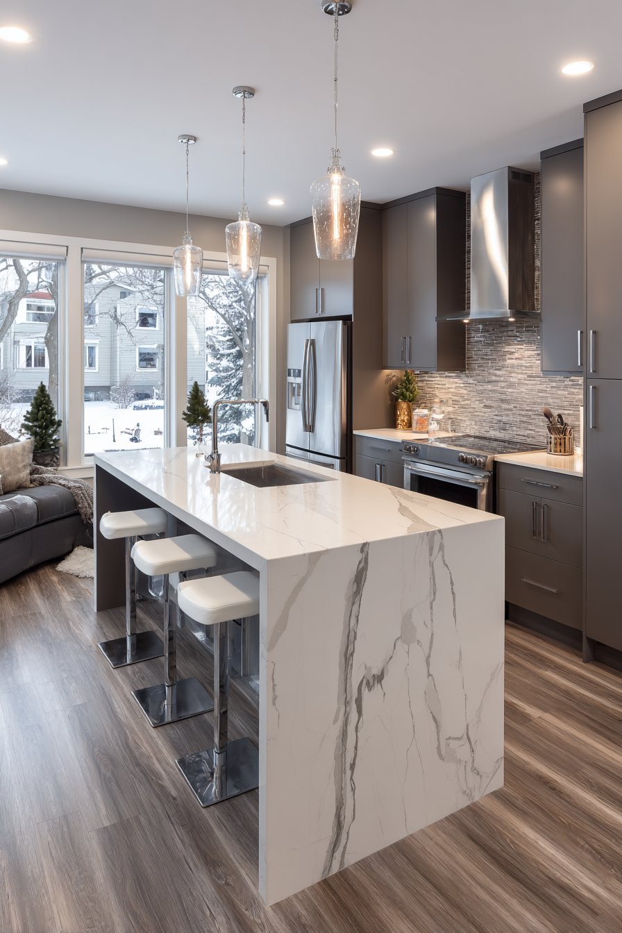 Contemporary Warm Grey Streamlined