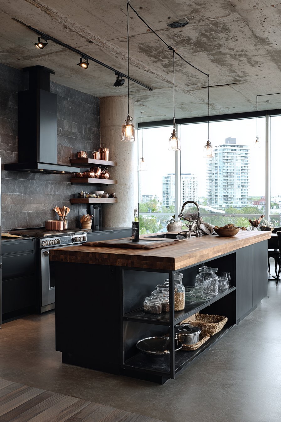 Industrial-Luxe Aesthetic