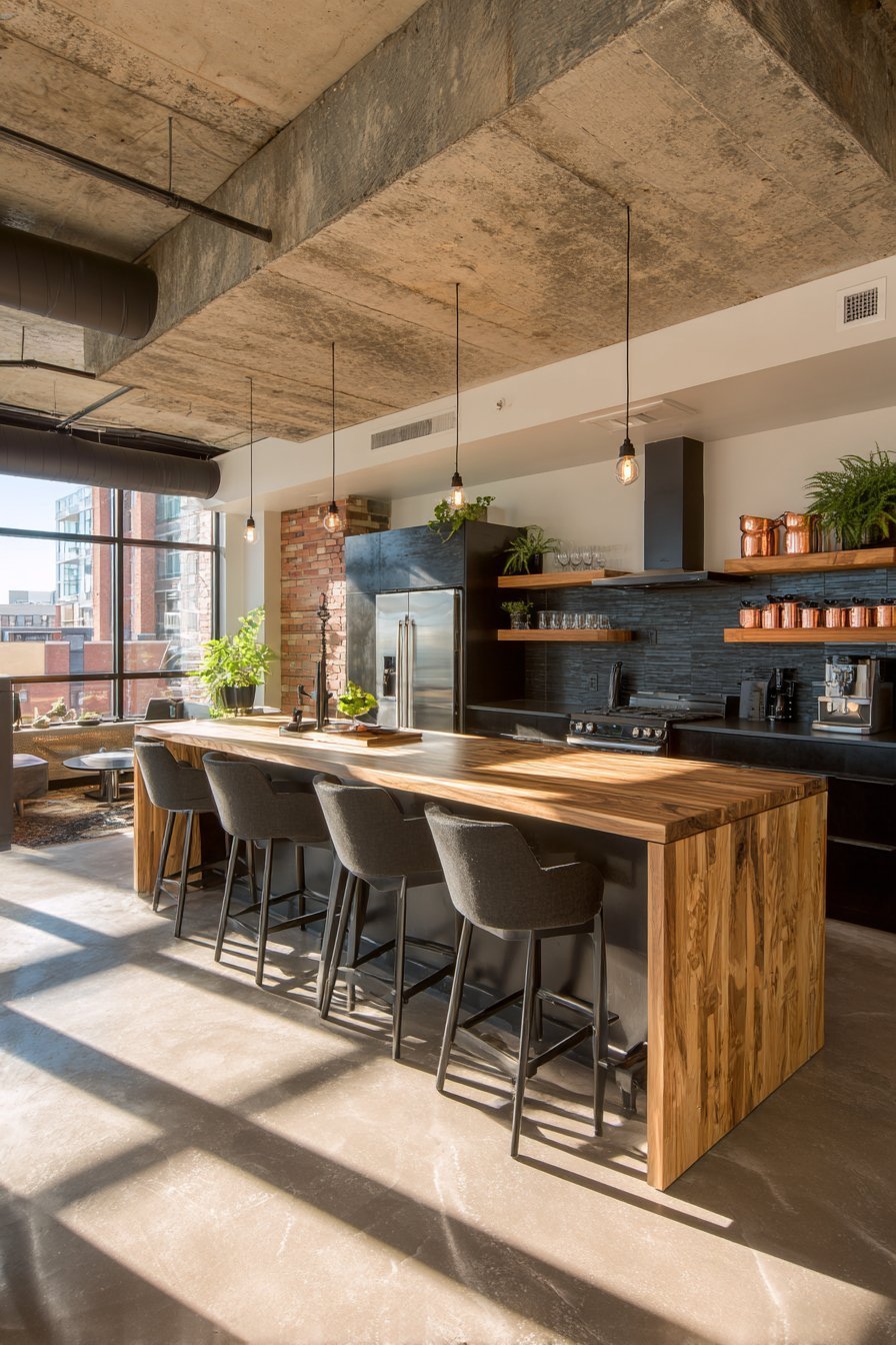 Industrial-Luxe Aesthetic