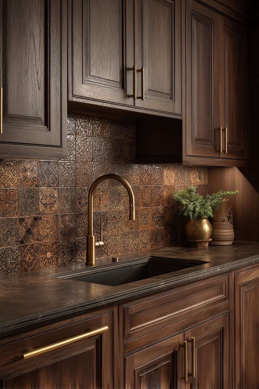 Handcrafted Zellige Tile Backsplash