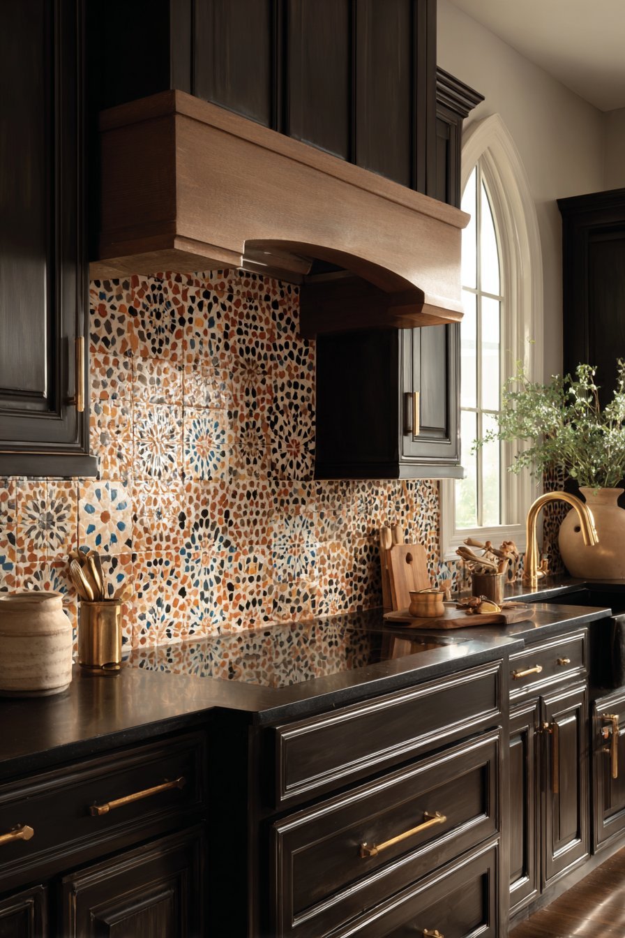 Handcrafted Zellige Tile Backsplash