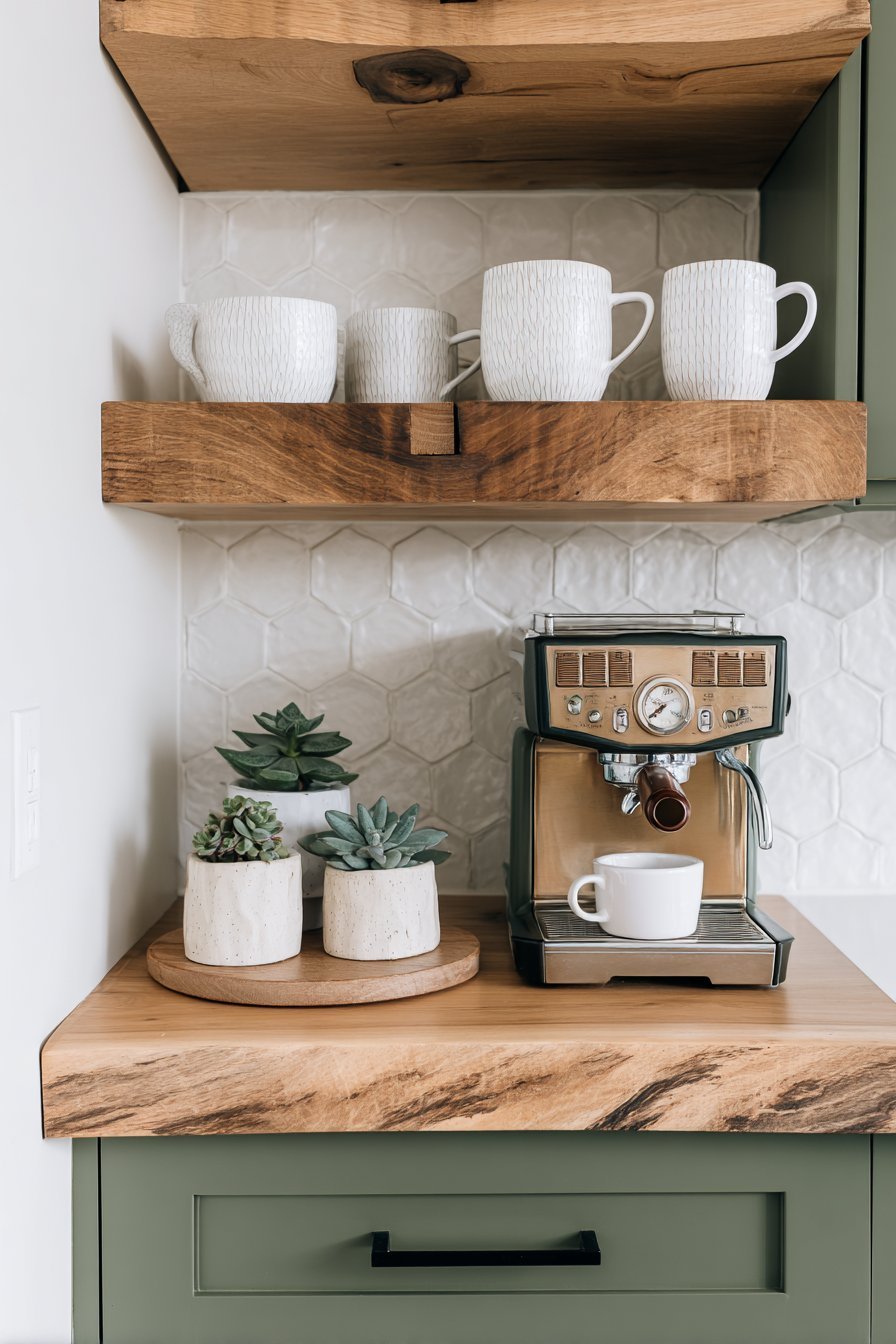 Dedicated Coffee Station Nook