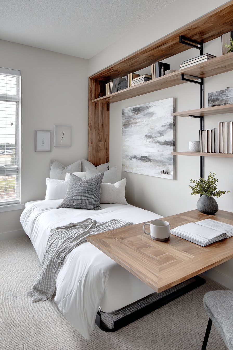 Fold-Down Desk Integration