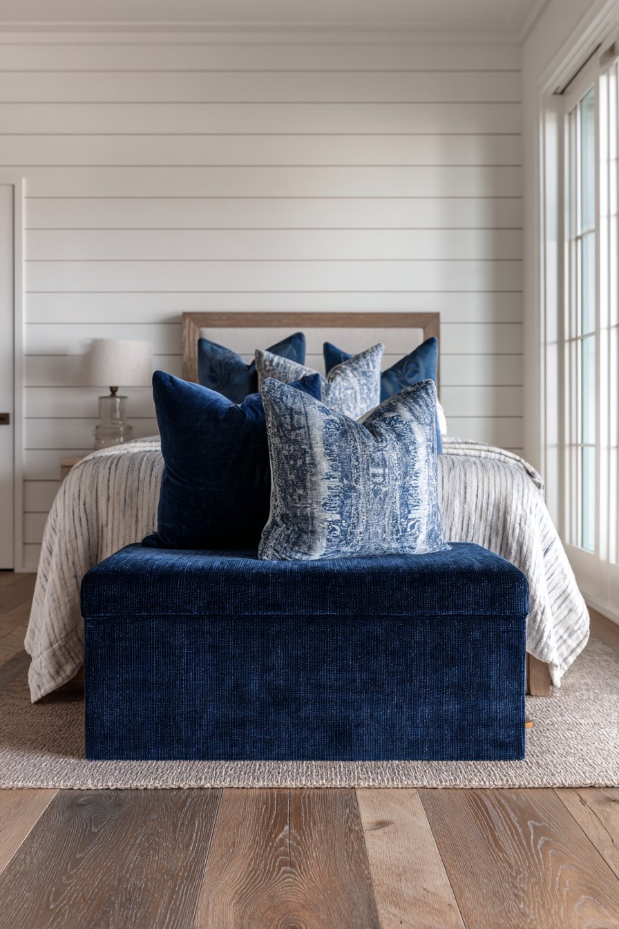 Storage Bench with Hidden Compartments