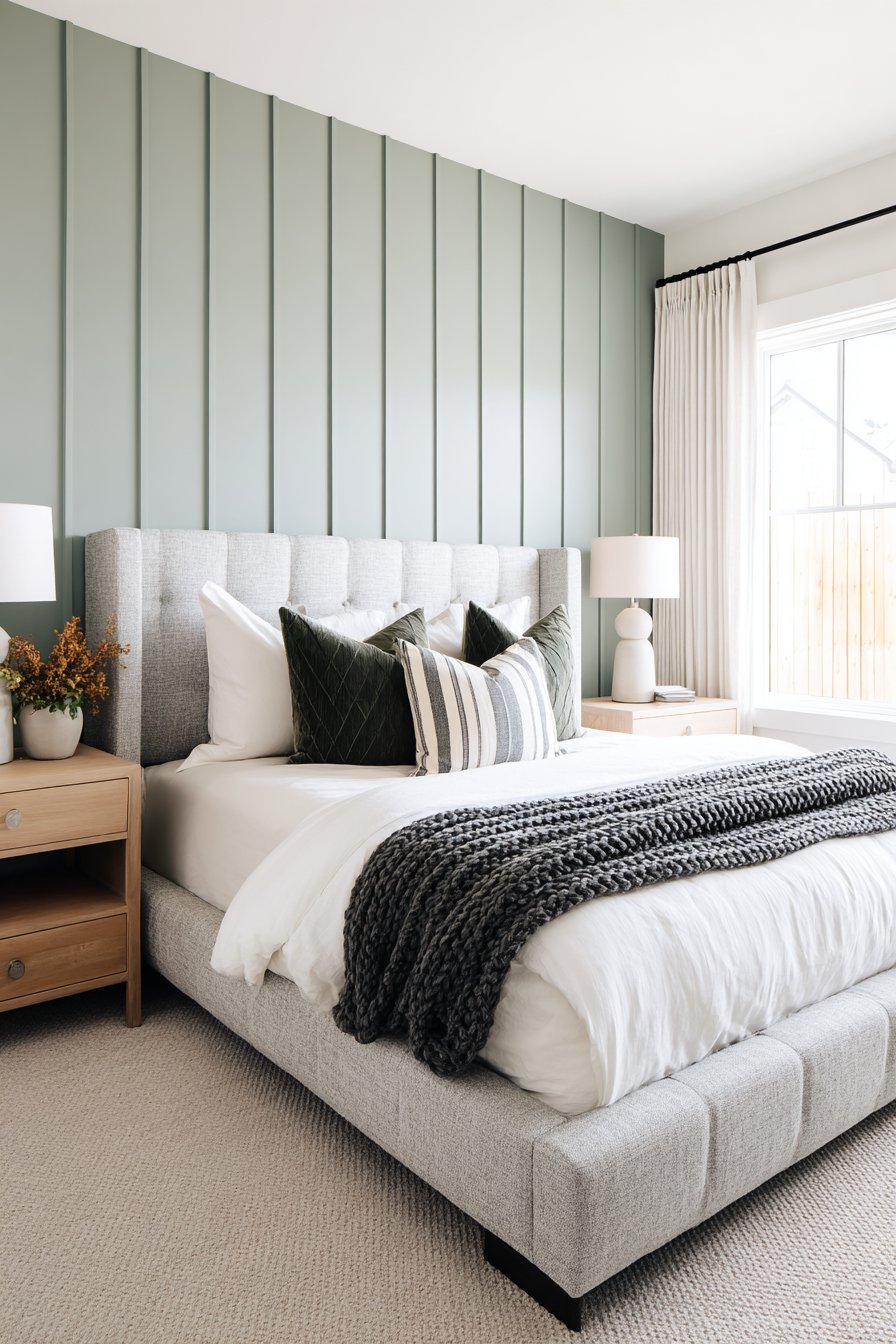 Upholstered Linen Headboard